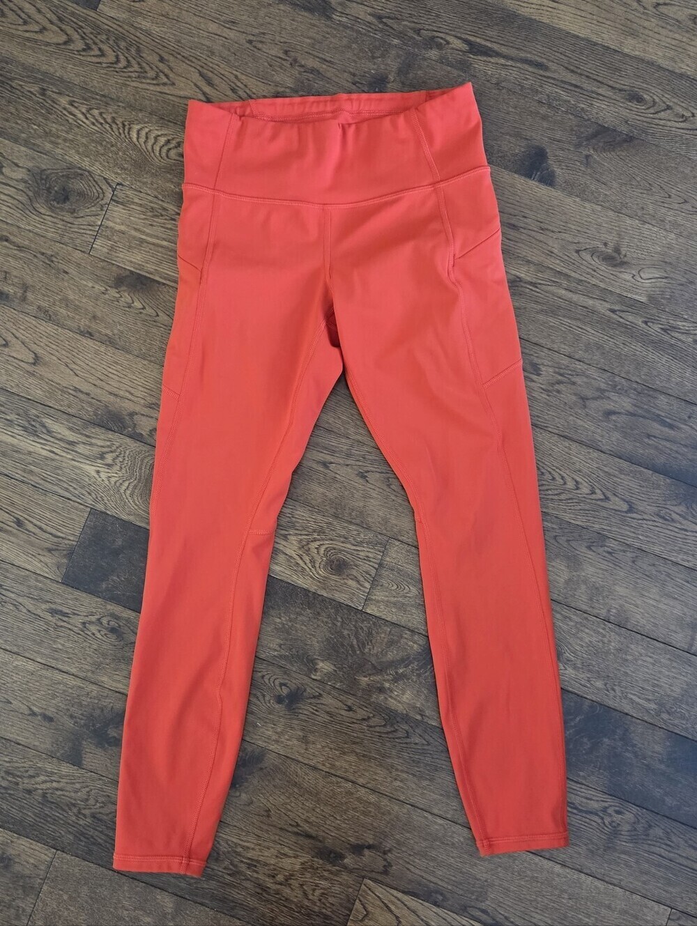 Athleta Contendor Tight In Coral-red  Workout Leggings Size XSP